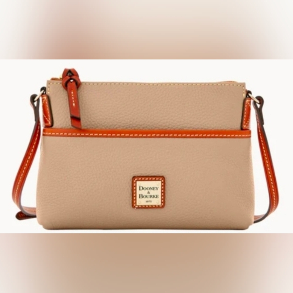Dooney & Bourke Bone Color Ginger Pouchette Crossbody